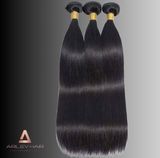 Arilev Hair Bundles Straight Black