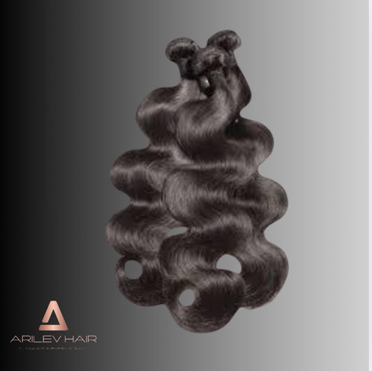 Arilev Hair Bundles Wavy Black